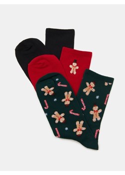 Sinsay - Skarpetki 3 pack - wielobarwny ze sklepu Sinsay w kategorii Skarpetki męskie - zdjęcie 186674246