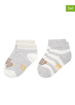 Steiff Skarpety (2 pary) w kolorze szarym - id: 17769665 - marki Steiff - 186675168 Steiff Skarpety (2 pary) w kolorze szarym ze sklepu Limango Polska w kategorii Skarpetki dziecięce - zdjęcie 186675168