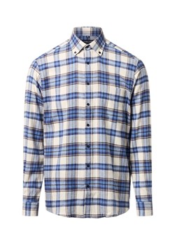 Andrew James Męska koszula flanelowa Mężczyźni Regular Fit Bawełna écru w kratkę ze sklepu vangraaf w kategorii Koszule męskie - zdjęcie 186677278