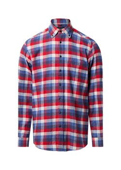 Andrew James Męska koszula flanelowa Mężczyźni Regular Fit Bawełna niebieski w kratkę ze sklepu vangraaf w kategorii Koszule męskie - zdjęcie 186677279