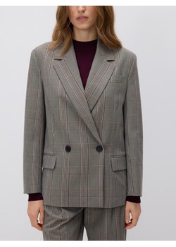 Reserved - Dwurzędowa marynarka w kratę - wielobarwny - id: 293GF-MLC - marki Reserved - 186677877 Reserved - Dwurzędowa marynarka w kratę - wielobarwny ze sklepu Reserved w kategorii Marynarki damskie - zdjęcie 186677877