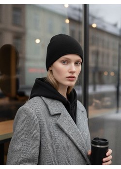 Sinsay - Czapka beanie - czarny ze sklepu Sinsay w kategorii Czapki zimowe damskie - zdjęcie 186679569
