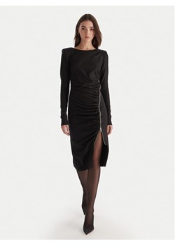PINKO Sukienka dzianinowa Almundenta Abito 106126 A2ZU Czarny Regular Fit ze sklepu MODIVO w kategorii Sukienki - zdjęcie 186680058