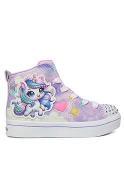 Skechers Sneakersy Twi-Lites 2.0 314378L LVMT Fioletowy ze sklepu MODIVO w kategorii Trampki dziecięce - zdjęcie 186680156
