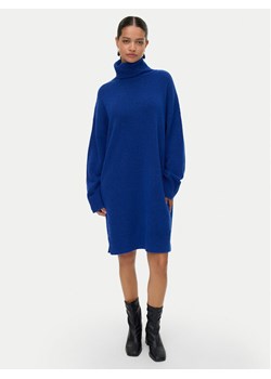 Vero Moda Sukienka dzianinowa Aquarius 10331900 Niebieski Regular Fit ze sklepu MODIVO w kategorii Sukienki - zdjęcie 186680157