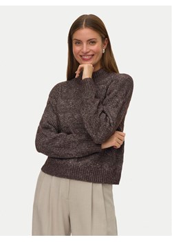 Vero Moda Golf Virgo 10331875 Brązowy Regular Fit ze sklepu MODIVO w kategorii Swetry damskie - zdjęcie 186680208