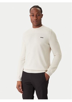 BOSS Sweter Momentum-X CN 50547507 Écru Regular Fit ze sklepu MODIVO w kategorii Swetry męskie - zdjęcie 186680245