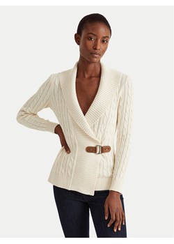LAUREN RALPH LAUREN Sweter 200808258004 Beżowy Relaxed Fit ze sklepu MODIVO w kategorii Swetry damskie - zdjęcie 186680248