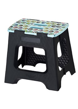 Vigar Hocker w kolorze czarnym ze wzorem - wys. 32 cm ze sklepu Limango Polska w kategorii Pufy i siedziska - zdjęcie 186682465