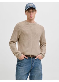 Jack &amp; Jones Sweter w kolorze beżowym ze sklepu Limango Polska w kategorii Swetry męskie - zdjęcie 186682568