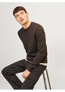 Jack &amp; Jones Sweter w kolorze khaki ze sklepu Limango Polska w kategorii Swetry męskie - zdjęcie 186682735