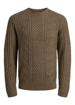 Jack &amp; Jones Sweter w kolorze jasnobrązowym ze sklepu Limango Polska w kategorii Swetry męskie - zdjęcie 186682925