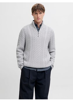 Jack &amp; Jones Sweter w kolorze szarym ze sklepu Limango Polska w kategorii Swetry męskie - zdjęcie 186682936