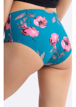 Julimex figi damskie Wild Rose Simple Brasil Maxi, Kolor turkusowy-wzór, Rozmiar 2XL, Julimex ze sklepu Primodo w kategorii Majtki damskie - zdjęcie 186685987