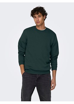 ONLY &amp; SONS Bluza &quot;Ceres&quot; w kolorze ciemnozielonym ze sklepu Limango Polska w kategorii Bluzy męskie - zdjęcie 186686235