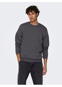 ONLY &amp; SONS Bluza &quot;Ceres&quot; w kolorze ciemnoszarym ze sklepu Limango Polska w kategorii Bluzy męskie - zdjęcie 186686239