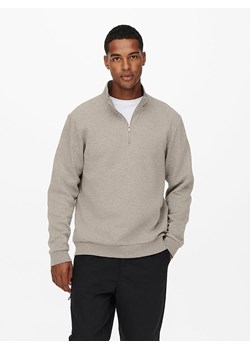 ONLY &amp; SONS Bluza &quot;Ceres&quot; w kolorze beżowym ze sklepu Limango Polska w kategorii Bluzy męskie - zdjęcie 186686375