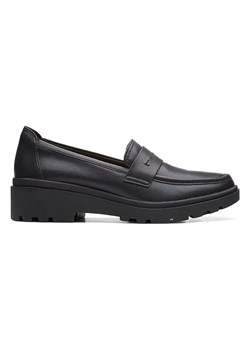 Clarks Skórzane mokasyny &quot;Calla Ease&quot; w kolorze czarnym ze sklepu Limango Polska w kategorii Mokasyny damskie - zdjęcie 186686617