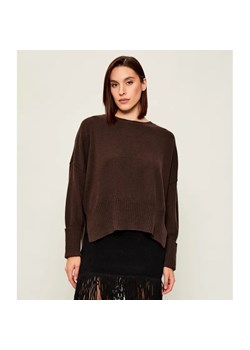 AKEP Wełniany sweter | Loose fit | z dodatkiem kaszmiru ze sklepu Gomez Fashion Store w kategorii Swetry damskie - zdjęcie 186688037
