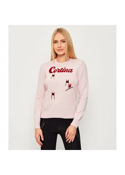 ST.Barth Sweter NEW QUEEN C | ST.Barth x St. Moritz | Slim Fit | z dodatkiem wełny i kaszmiru ze sklepu Gomez Fashion Store w kategorii Swetry damskie - zdjęcie 186688149