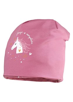 MaxiMo Dwustronna czapka beanie w kolorze jasnoróżowym ze sklepu Limango Polska w kategorii Czapki dziecięce - zdjęcie 186688345