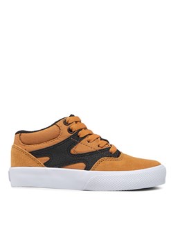 Sneakersy DC Shoes Kalis Vulc Mid ADBS300367 Żółty ze sklepu eobuwie.pl w kategorii Buty sportowe dziecięce - zdjęcie 186688846