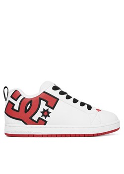 DC Shoes Sneakersy COURT GRAFFIK DC01661110 Biały ze sklepu MODIVO w kategorii Buty sportowe męskie - zdjęcie 186690875