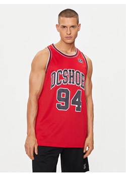 DC Shoes Tank top Shy Town Jersey ADYKT03230 Czerwony Regular Fit ze sklepu MODIVO w kategorii T-shirty męskie - zdjęcie 186690877
