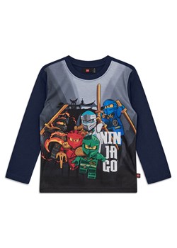 LEGO Bluzka 11010948 Granatowy Regular Fit ze sklepu MODIVO w kategorii T-shirty chłopięce - zdjęcie 186691189