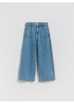 Reserved - Jeansy super wide leg - niebieski ze sklepu Reserved w kategorii Spodnie dziewczęce - zdjęcie 186695087
