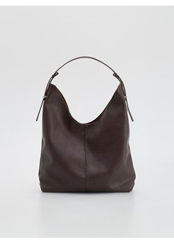 Reserved - Torebka hobo - ciemnobrązowy ze sklepu Reserved w kategorii Torebki damskie - zdjęcie 186695116
