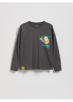 Reserved - Longsleeve GARFIELD - ciemnoszary ze sklepu Reserved w kategorii T-shirty chłopięce - zdjęcie 186695126