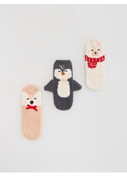 Reserved - Świąteczne skarpety 3-pak - wielobarwny ze sklepu Reserved w kategorii Skarpetki dziecięce - zdjęcie 186695266