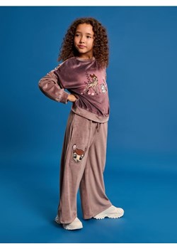 Sinsay - Spodnie wide leg - brązowy ze sklepu Sinsay w kategorii Spodnie dziewczęce - zdjęcie 186696126