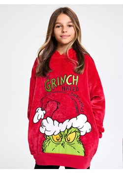 Sinsay - Bluza hoodie Grinch - czerwony ze sklepu Sinsay w kategorii Bluzy dziewczęce - zdjęcie 186696145