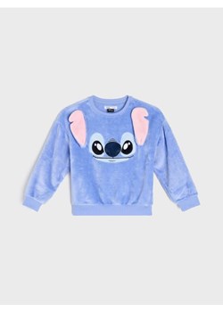 Sinsay - Bluza crewneck z haftem Stitch - niebieski ze sklepu Sinsay w kategorii Bluzy dziewczęce - zdjęcie 186696149