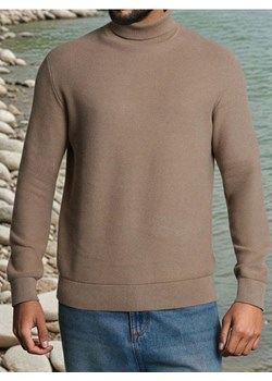 Sinsay - Sweter basic - brązowy ze sklepu Sinsay w kategorii Swetry męskie - zdjęcie 186696197