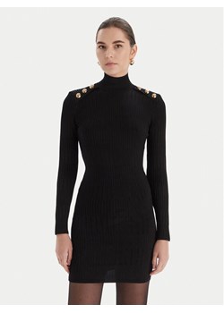 Marciano Guess Sukienka dzianinowa 5BGK52 5881Z Czarny Slim Fit ze sklepu MODIVO w kategorii Sukienki - zdjęcie 186696289