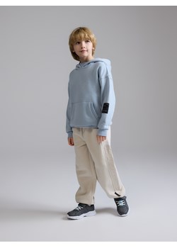 Reserved - Bawełniane joggery z ciepłej dzianiny - beżowy ze sklepu Reserved w kategorii Spodnie chłopięce - zdjęcie 186696826