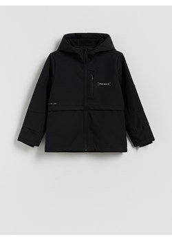 Reserved - Kurtka softshell z kapturem - czarny ze sklepu Reserved w kategorii Kurtki chłopięce - zdjęcie 186696899