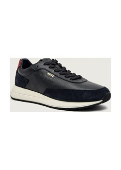 BOSS BLACK Skórzane sneakersy Vinston_Runn_sdgrlt ze sklepu Gomez Fashion Store w kategorii Buty sportowe męskie - zdjęcie 186697135