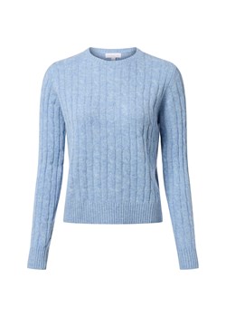 brookshire Wełniany sweter damski Kobiety Wełna jasnoniebieski marmurkowy ze sklepu vangraaf w kategorii Swetry damskie - zdjęcie 186698959