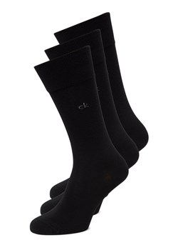 Calvin Klein Skarpety w 3-paku Mężczyźni Bawełna czarny jednolity ze sklepu vangraaf w kategorii Skarpetki męskie - zdjęcie 186699017