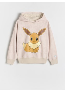 Reserved - Bluza Pokémon - beżowy ze sklepu Reserved w kategorii Bluzy dziewczęce - zdjęcie 186701488