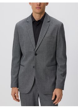 Reserved - Marynarka slim fit z wiskozą - czarny ze sklepu Reserved w kategorii Marynarki męskie - zdjęcie 186701916