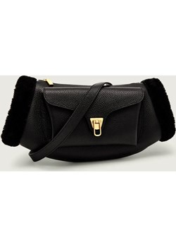 Coccinelle Skórzana torebka na ramię BEAT | shearling ze sklepu Gomez Fashion Store w kategorii Listonoszki - zdjęcie 186704019