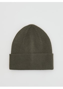 Reserved - Czapka beanie z wiskozą - jasny zielony - id: 051FE-97X - marki Reserved - 186704285 Reserved - Czapka beanie z wiskozą - jasny zielony ze sklepu Reserved w kategorii Czapki zimowe męskie - zdjęcie 186704285