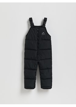 Reserved - Ogrodniczki z ociepleniem - czarny - id: WB929-99X - marki Reserved - 186704467 Reserved - Ogrodniczki z ociepleniem - czarny ze sklepu Reserved w kategorii Spodnie chłopięce - zdjęcie 186704467