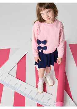 Sinsay - Bluza crewneck z ozdobnymi kokardkami - różowy ze sklepu Sinsay w kategorii Bluzy dziewczęce - zdjęcie 186704938