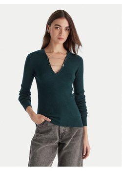Patrizia Pepe Sweter 2K0331/K7S0-G619 Zielony Regular Fit ze sklepu MODIVO w kategorii Swetry damskie - zdjęcie 186705495